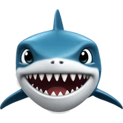 Shark ángel sticker