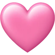 Pink heart sticker
