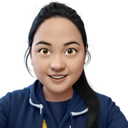 smiling girl with long black hair sticker