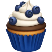 blueberry cupcake  sticker