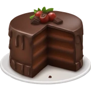 Chocolate cake sticker