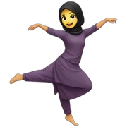 dancing muslim girl sticker