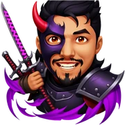 Demon-Horned Warrior sticker