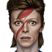 realistic portrait of woman sticker