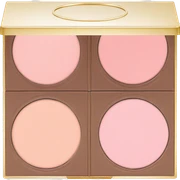 soft pink makeup powder compact sticker