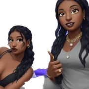 dark skinned girls with jewelry sticker