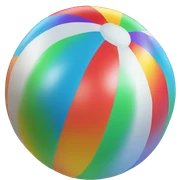 beach ball sticker