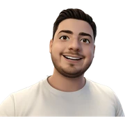 smiling boy in white shirt sticker