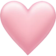 soft pink heart sticker