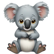Bebé koala sticker