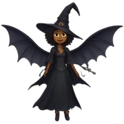 witch with wings sticker