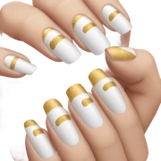Painted nails sticker