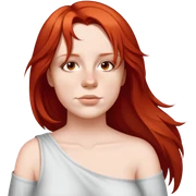female, lstraight hair to the shoulder sticker