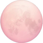 pastel pink moon sticker