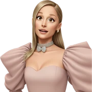 realistic girl in stylish dress sticker