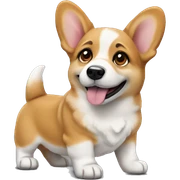 Corgi puppy sticker