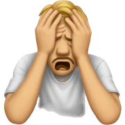 facepalm sticker