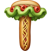 Hotdog tree sticker