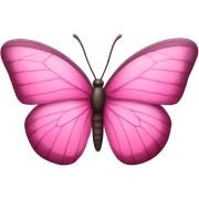 Pink Butterfly sticker