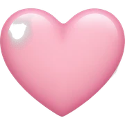 Baby pink heart sticker