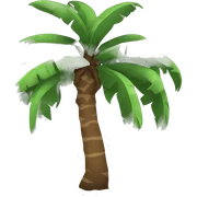 Árbol de coco sticker