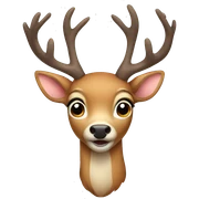 Deer sticker