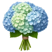 hydrangea bouquet sticker