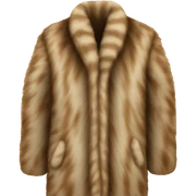 Fur coat sticker