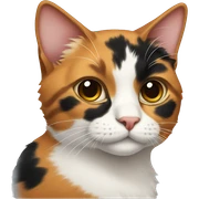 calico cat sticker