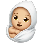 A newborn baby  sticker
