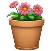 empty flower pot sticker
