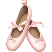 Pale pink ballet shoes sticker