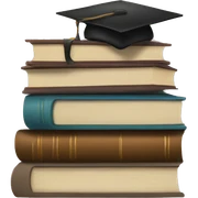 neutral stack of books sticker