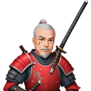 Battle-Ready Samurai sticker