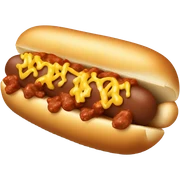 A chili dog sticker