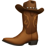 Cowboy boots sticker