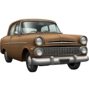 old car sticker
