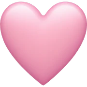 Pink pastel heart sticker