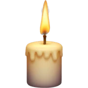 Candle sticker