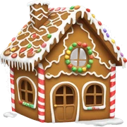 Gingerbread house sticker