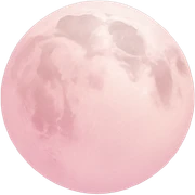 pastel pink moon sticker