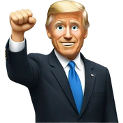  President fist pump sticker