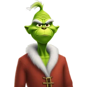 Grinch sticker