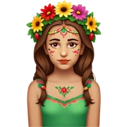 Flower-Crowned Dancer sticker