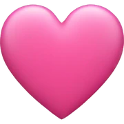 Pink heart sticker