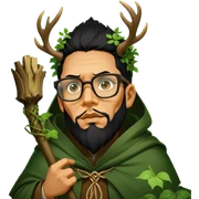 Forest Wizard sticker