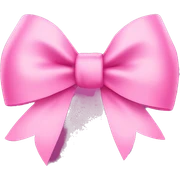 Pink bow sticker