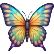 Magical butterfly sticker