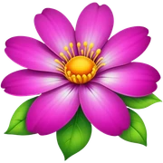 Flower sticker