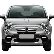 grey fiat 500x sticker